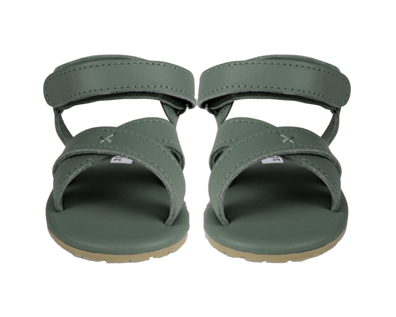KIDS Donsje Tobi Sandals - Green Bay Leather
