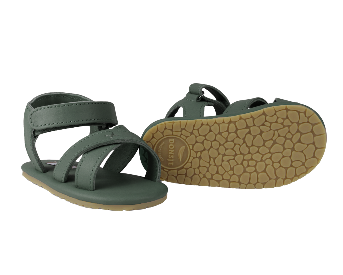 KIDS Donsje Tobi Sandals - Green Bay Leather - Image 4 of 5