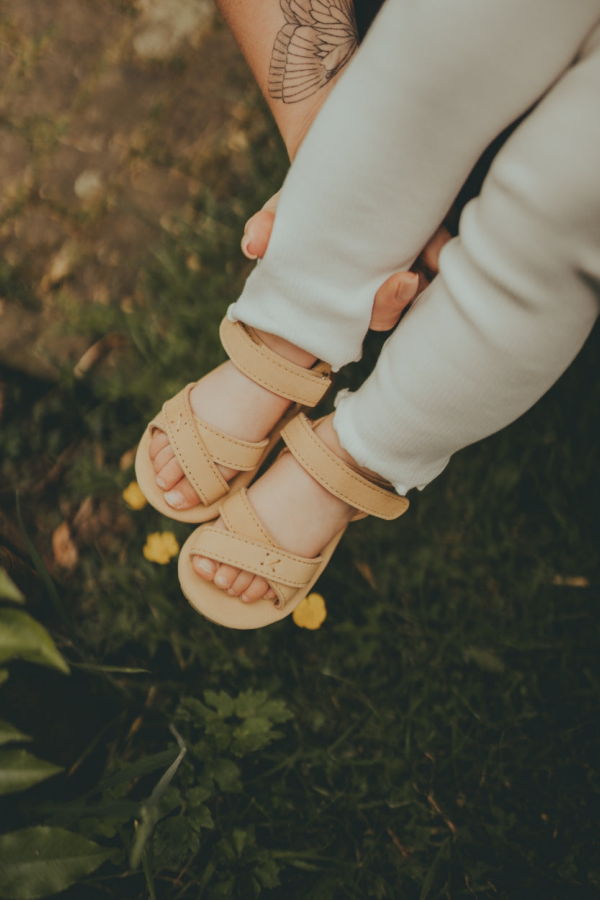 KIDS Donsje Tobi Sandals - Khaki Nubuck