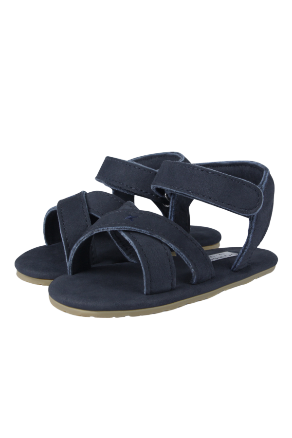 KIDS Donsje Tobi Sandals - Navy Nubuck