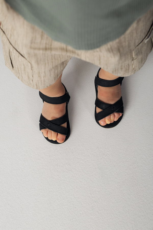 KIDS Donsje Tobi Sandals - Navy Nubuck