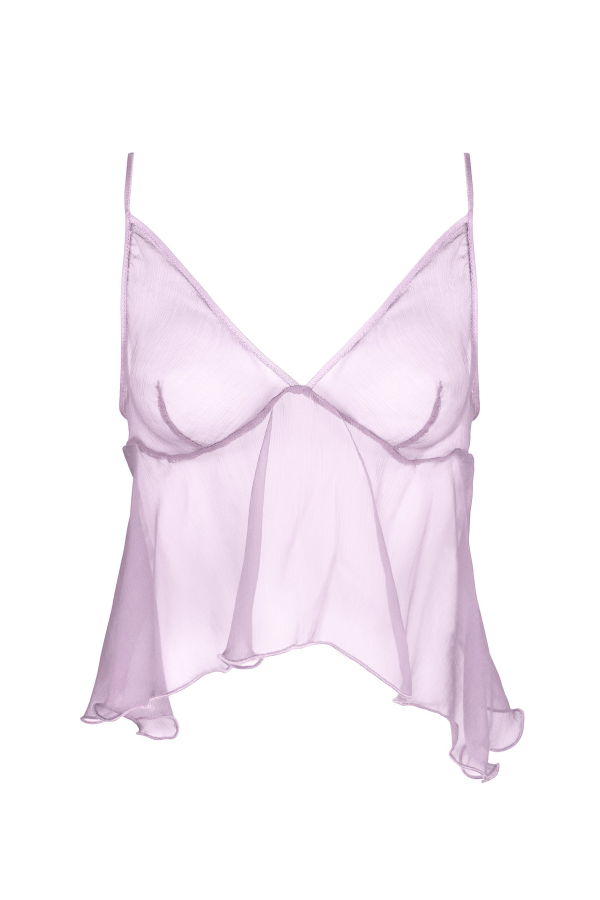 Lorette Lingerie Folie Silk Camisole - Lavender