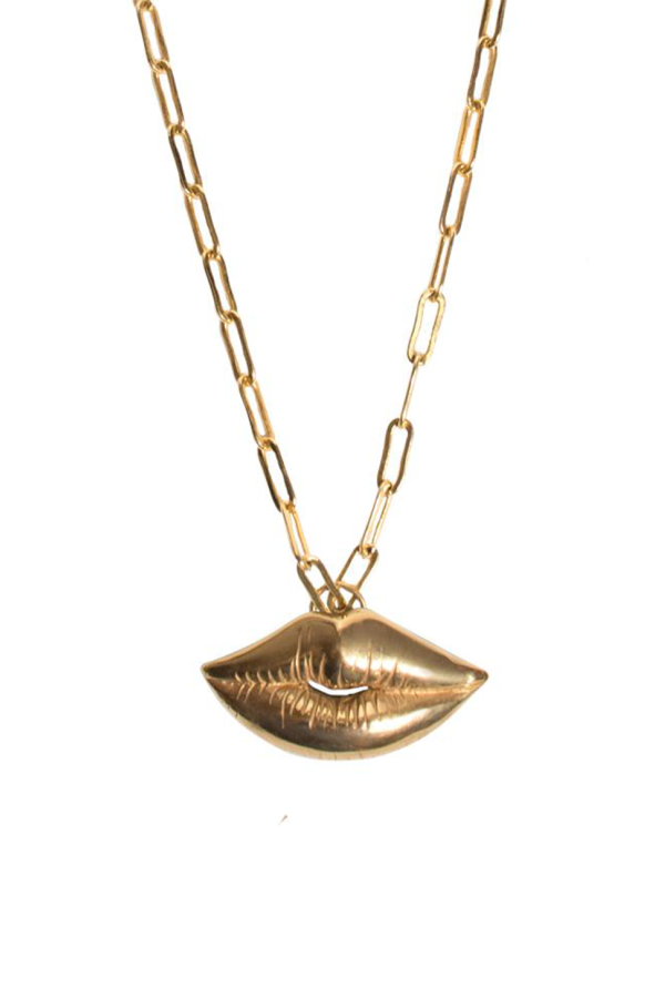 Alejandra de Coss MX Lips Chain