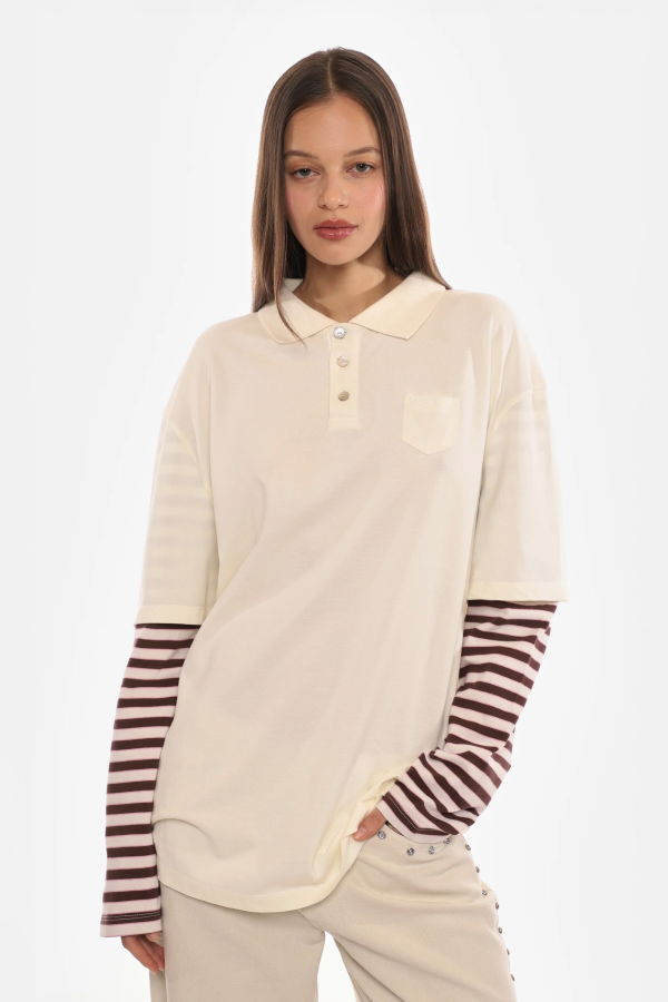 Sandy Liang Dew Top - Cream