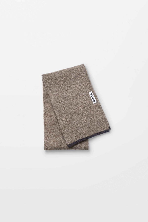 HOPE Knitted Scarf - Beige