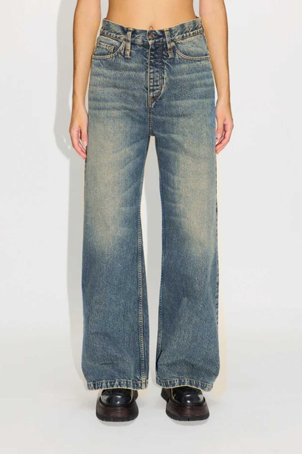 HOPE Flared Jeans - Dirty Blue
