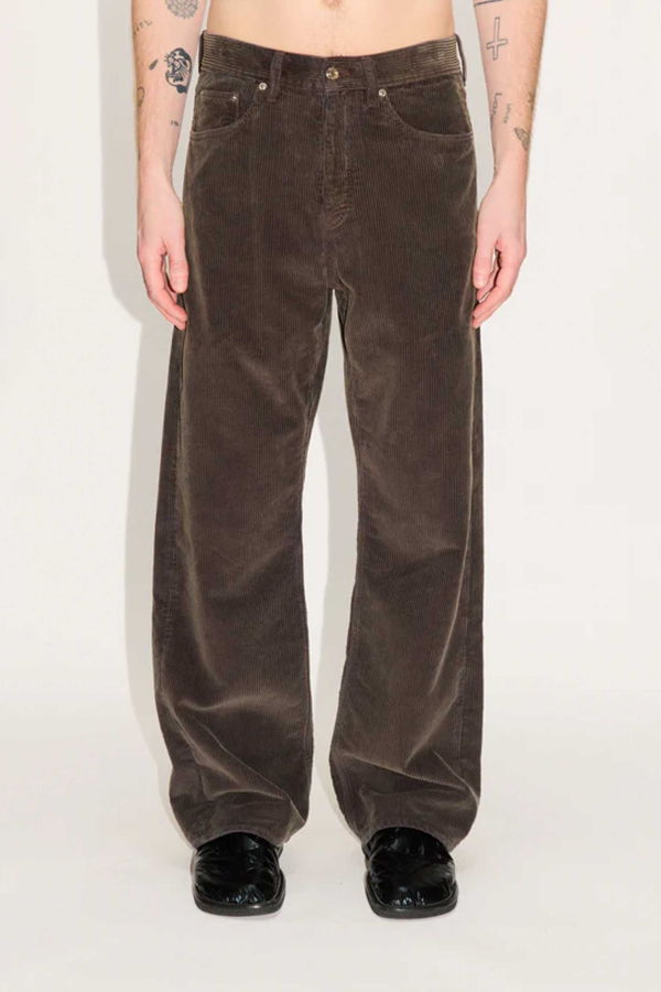 HOPE Corduroy Wide-Leg Jeans - Vintage Brown