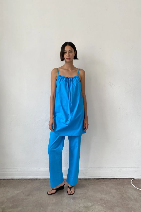 brooke callahan Bow Dress - Turquoise