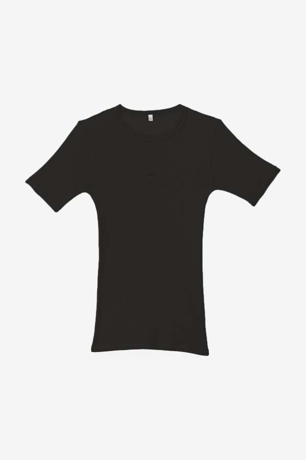 Baserange Heart Short Sleeve Tee - Black