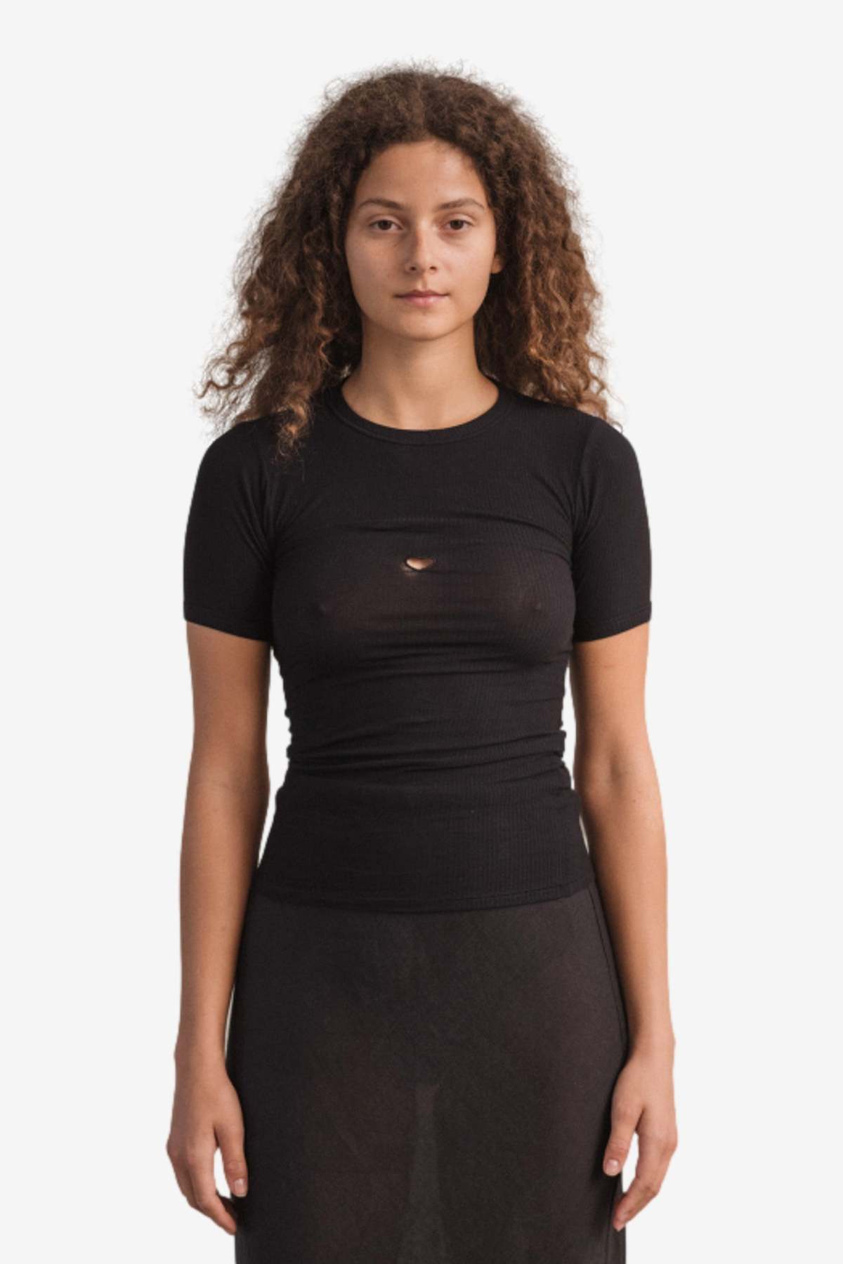 Baserange Heart Short Sleeve Tee - Black - Image 2 of 7