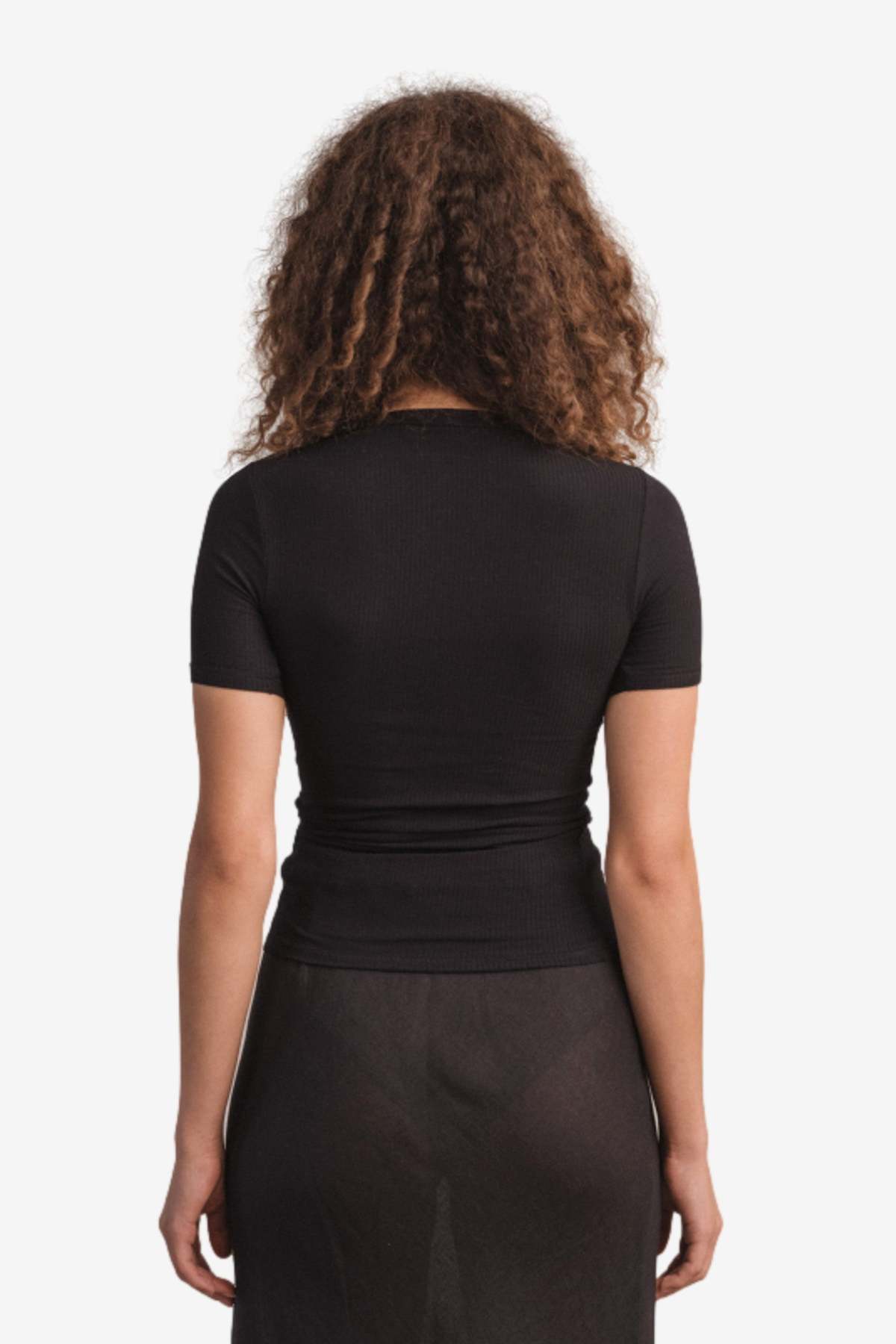 Baserange Heart Short Sleeve Tee - Black - Image 3 of 7