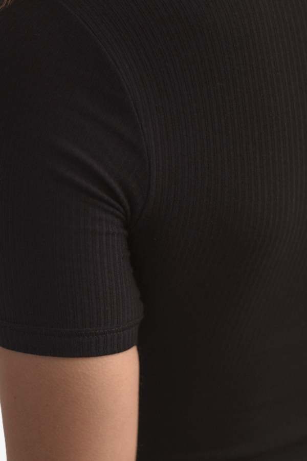 Baserange Heart Short Sleeve Tee - Black