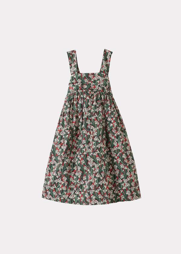 KIDS Caramel Abelia Girl's Cotton Liberty Laith Print Dress