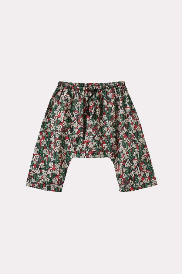 KIDS Caramel Ficus Baby Liberty Laith Print Trousers