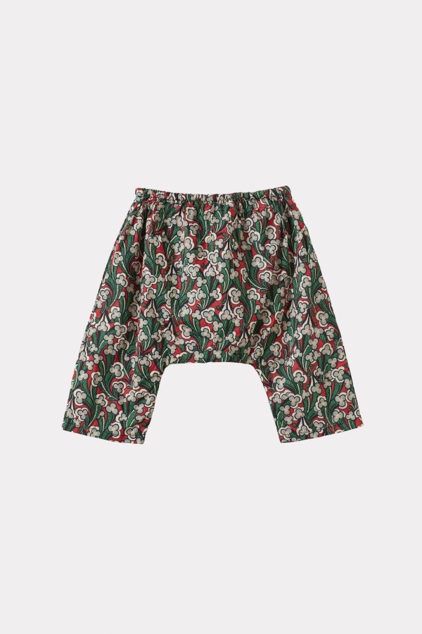 KIDS Caramel Ficus Baby Liberty Laith Print Trousers