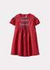 KIDS Caramel Moringa Girl's Cotton Dress - Thumbnail 1