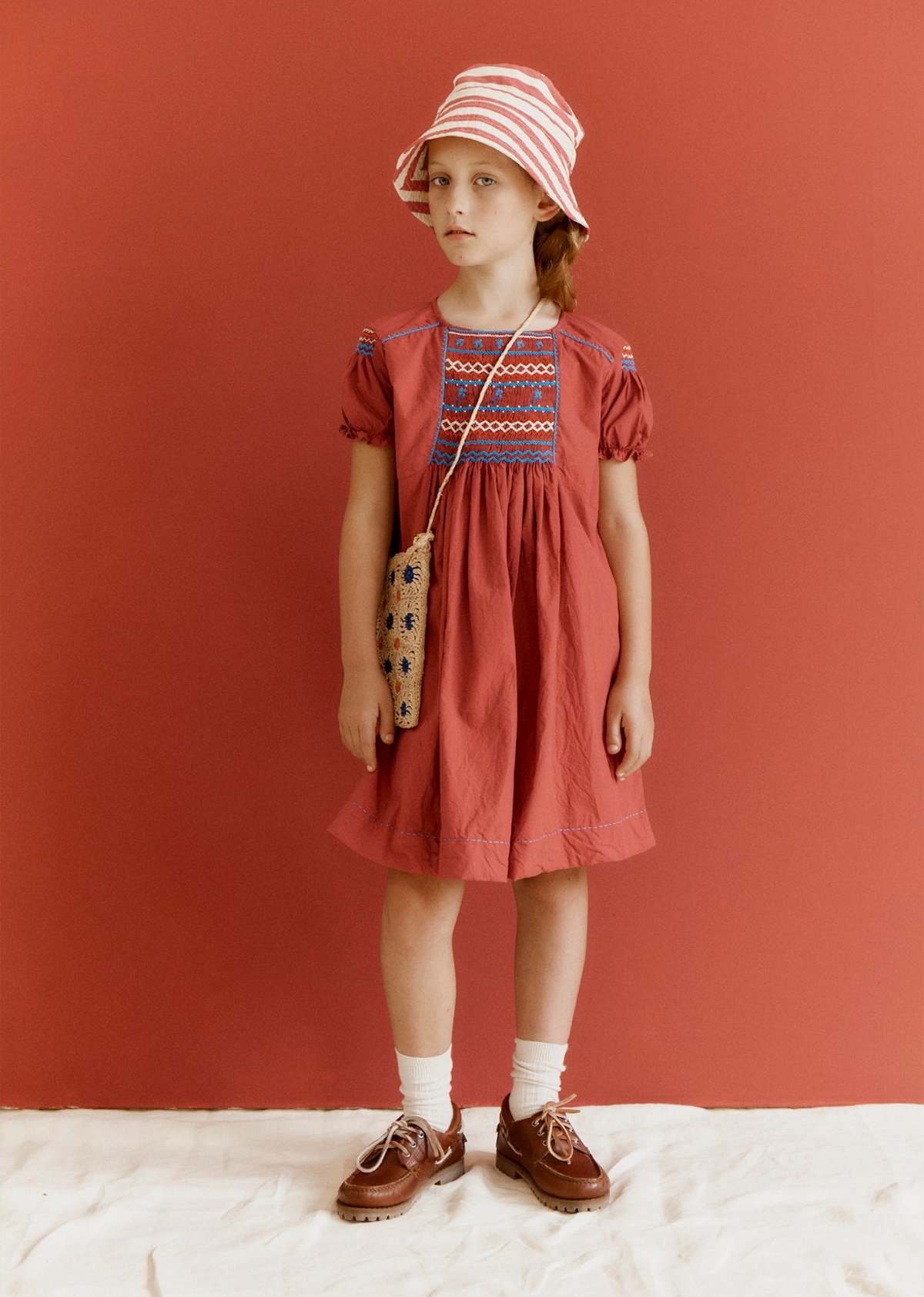 KIDS Caramel Moringa Girl's Cotton Dress - Image 2 of 4