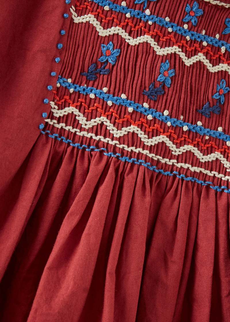 KIDS Caramel Moringa Girl's Cotton Dress