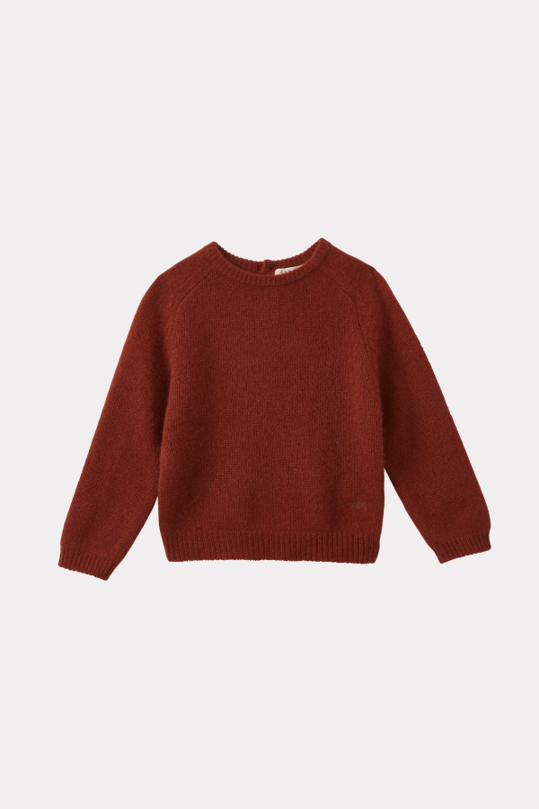 Caramel Poa Baby Cashmere Jumper