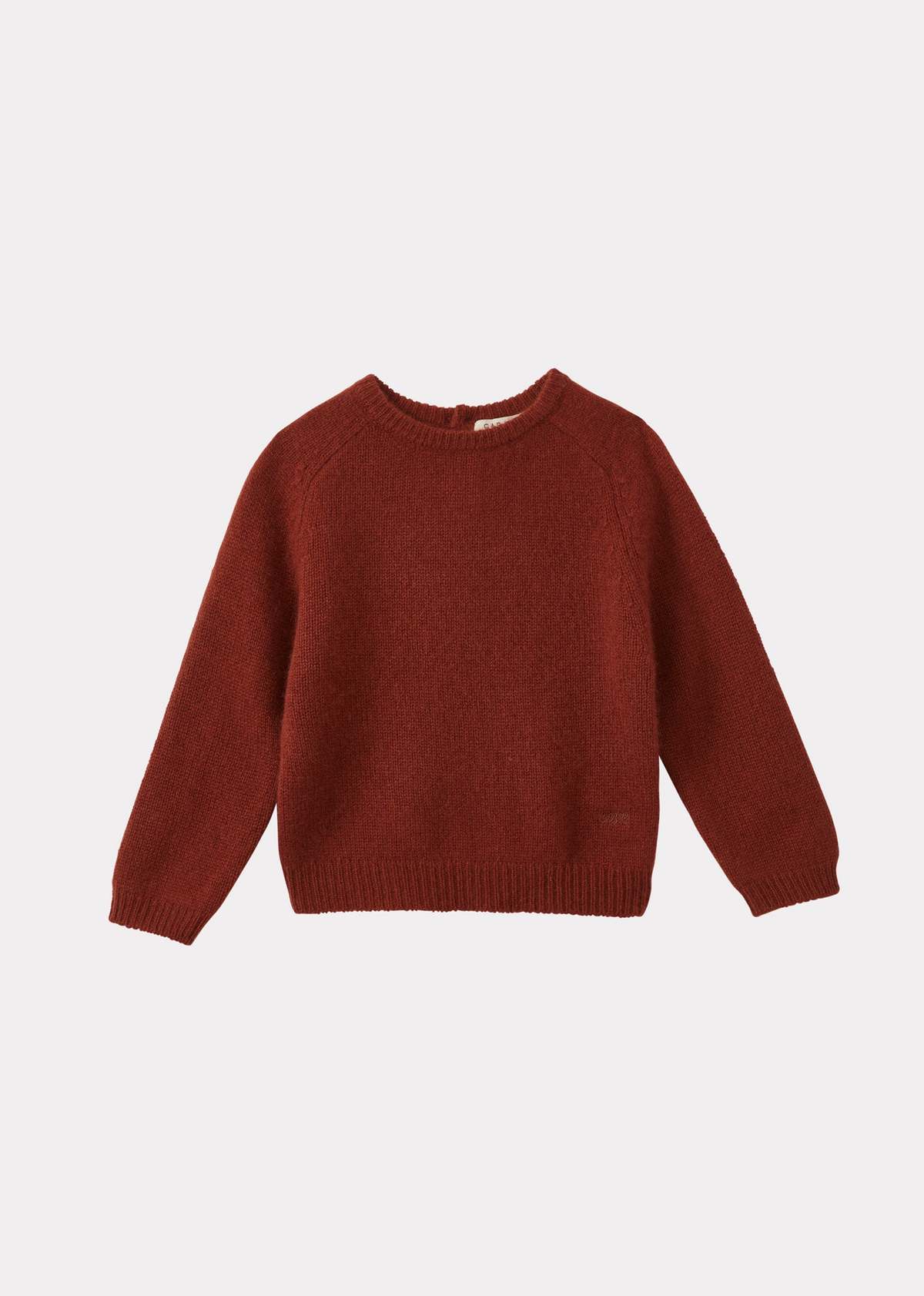 Caramel Poa Baby Cashmere Jumper - Image 1 of 3