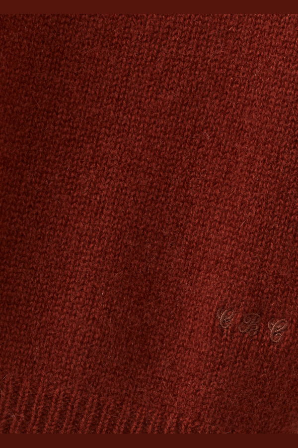 Caramel Poa Baby Cashmere Jumper