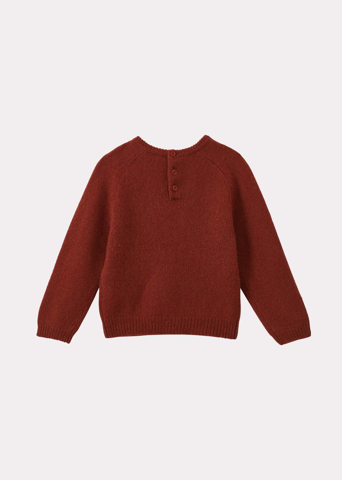 Caramel Poa Baby Cashmere Jumper - Image 3 of 3