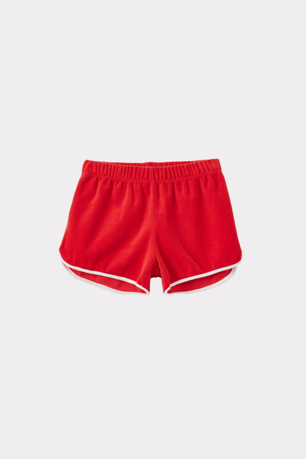 KIDS Caramel Sonny Children's Towelling Shorts - Red