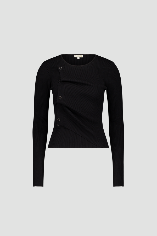 SAEMDI Deconstructed Rib Top