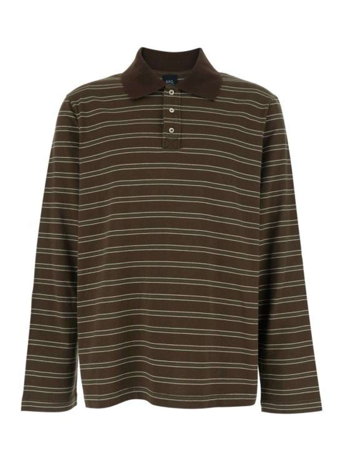 A.P.C. Polo Shirt - Brown - Image 1 of 3