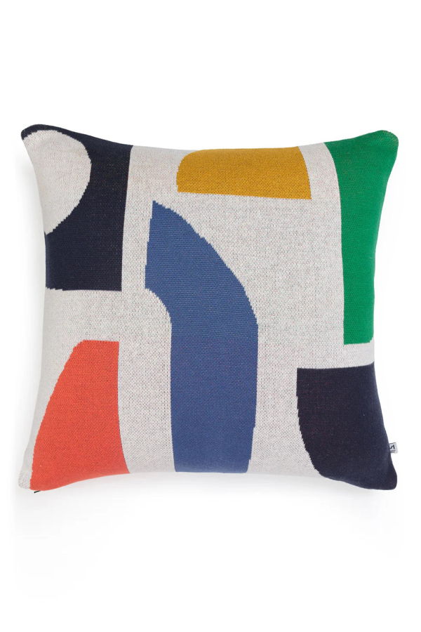 London Atelier Byproduct Cotton Knit Bruten Cushion Cover