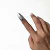 London Atelier Byproduct Silver Finger Cover With Nail Detail Ring - Thumbnail 2