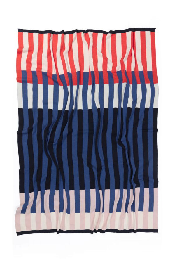 London Atelier Byproduct Studie Navy Throw