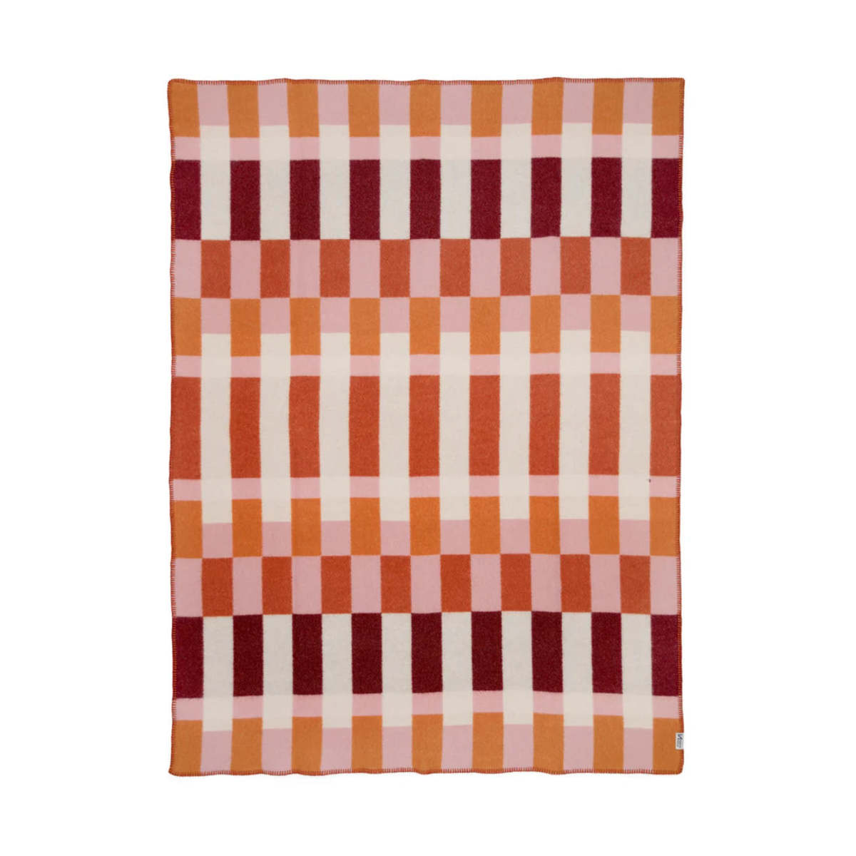 London Atelier Byproduct Studie Orange Wool Blanket - Image 1 of 8