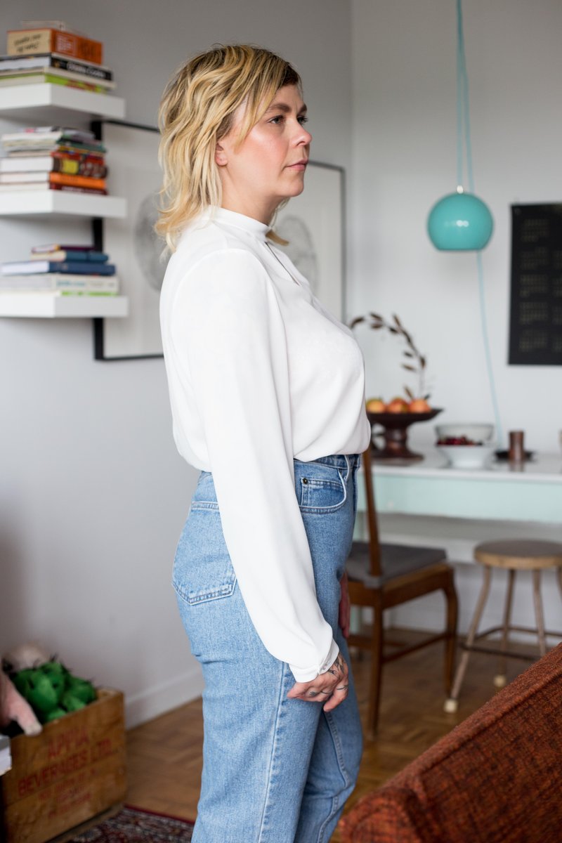 cut off blouse