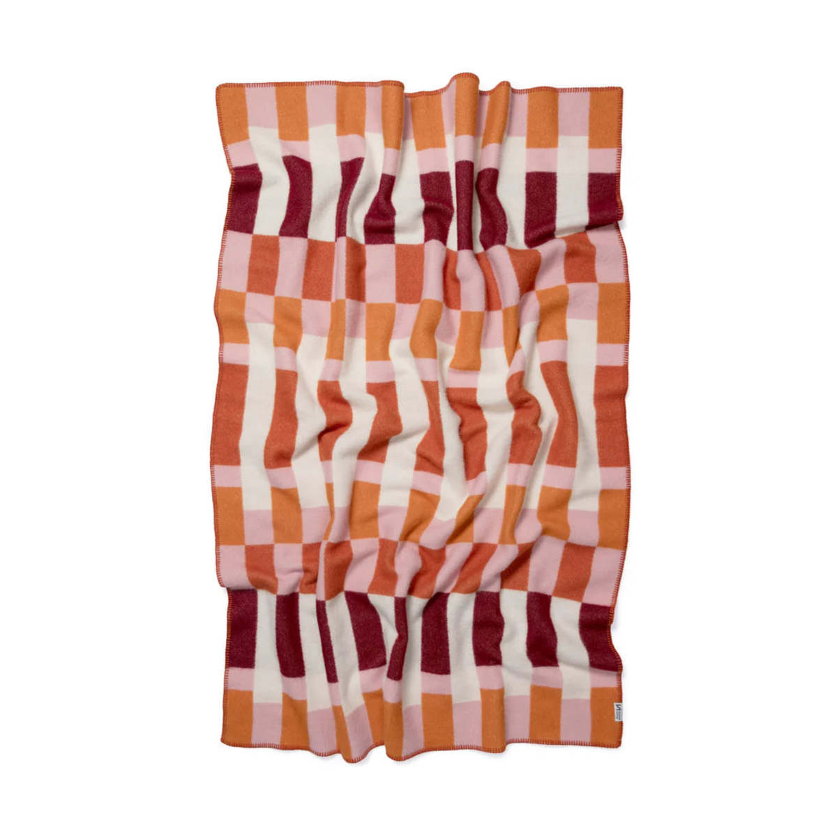 London Atelier Byproduct Studie Orange Wool Blanket - Image 2 of 8