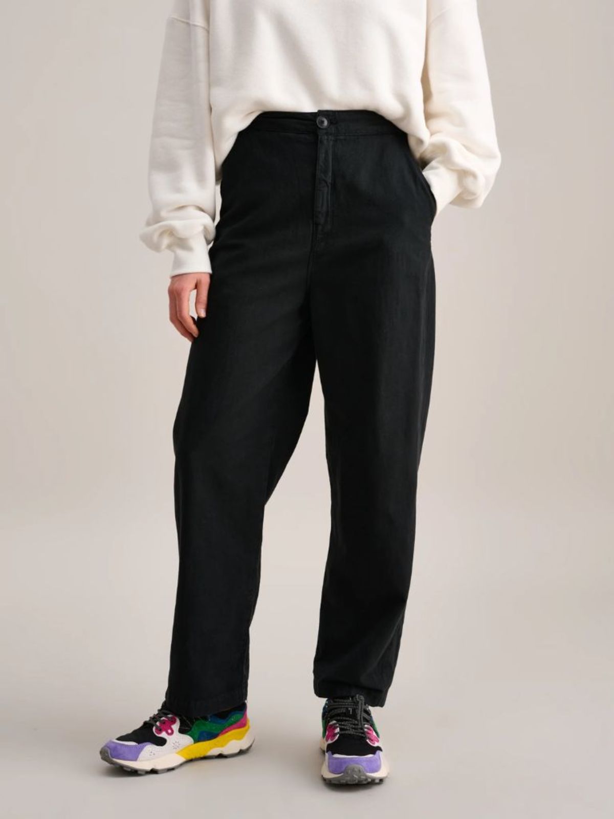 Bellerose Pasop Trousers - Off Black - Image 7 of 10