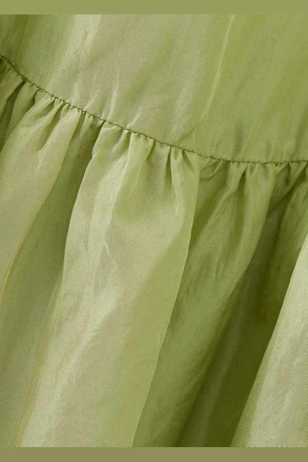 kids Caramel GRAPE SLIP DRESS - ALMOND