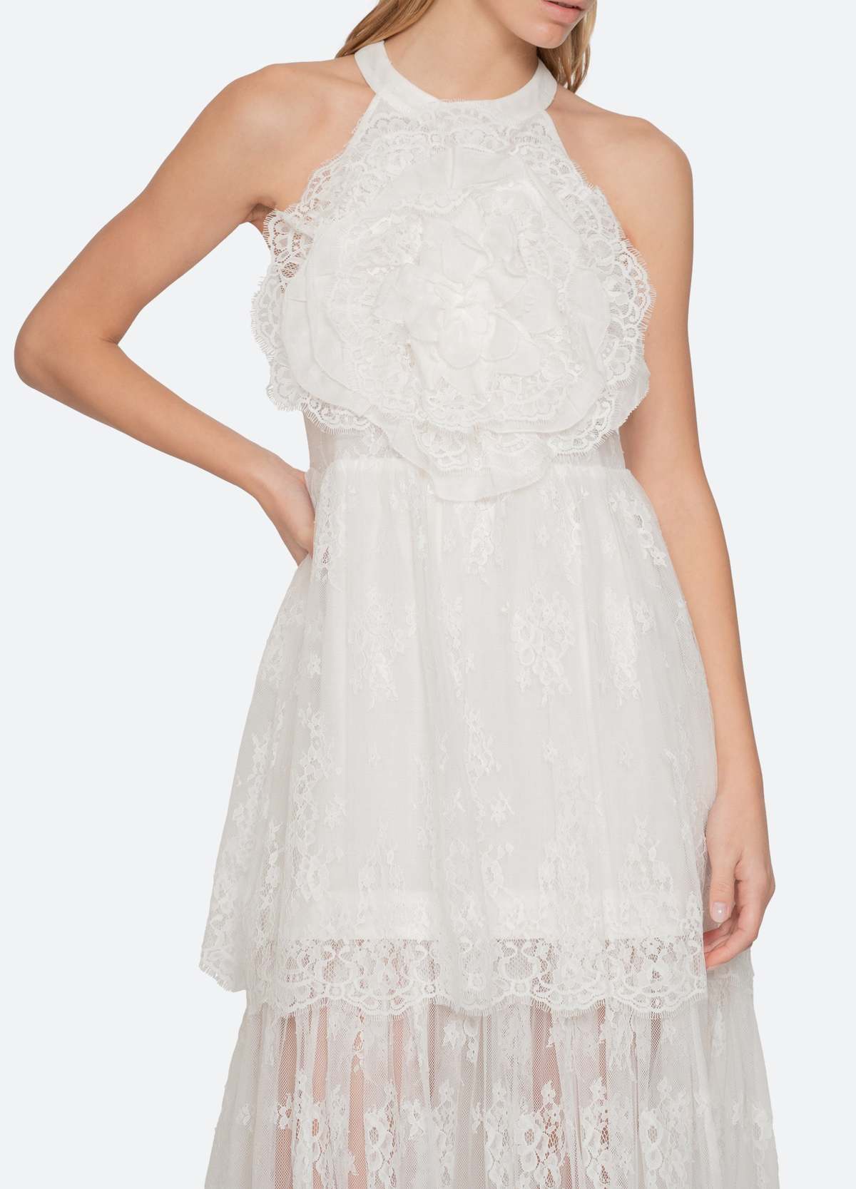 Sea NY Holden Dress - White - Image 8 of 9