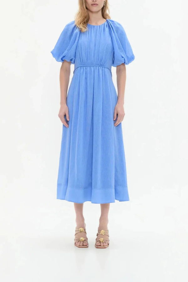 Aje Alma Midi Dress - Blue
