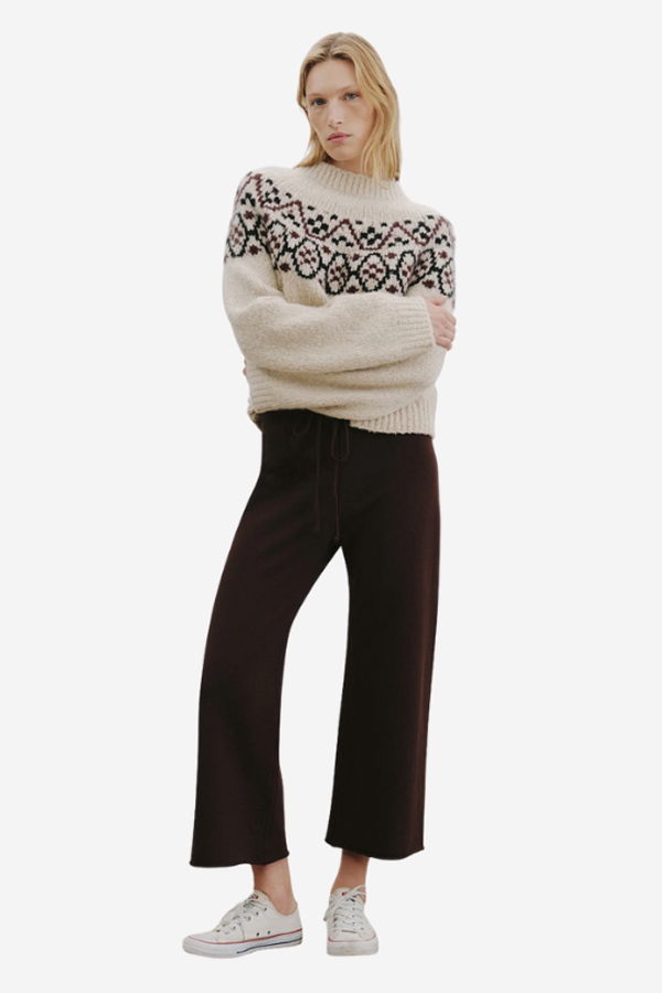 Nili Lotan Kiki Sweatpant - Espresso