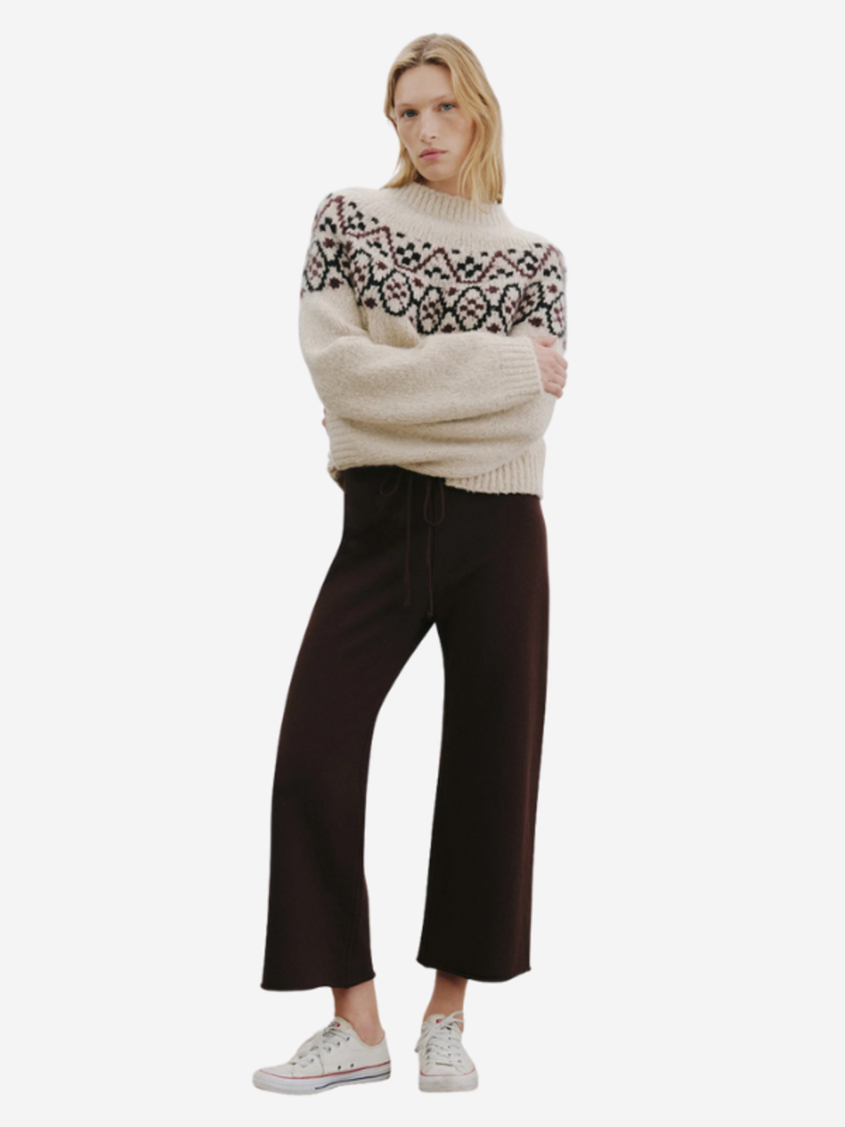 Nili Lotan Kiki Sweatpant - Espresso - Image 2 of 6