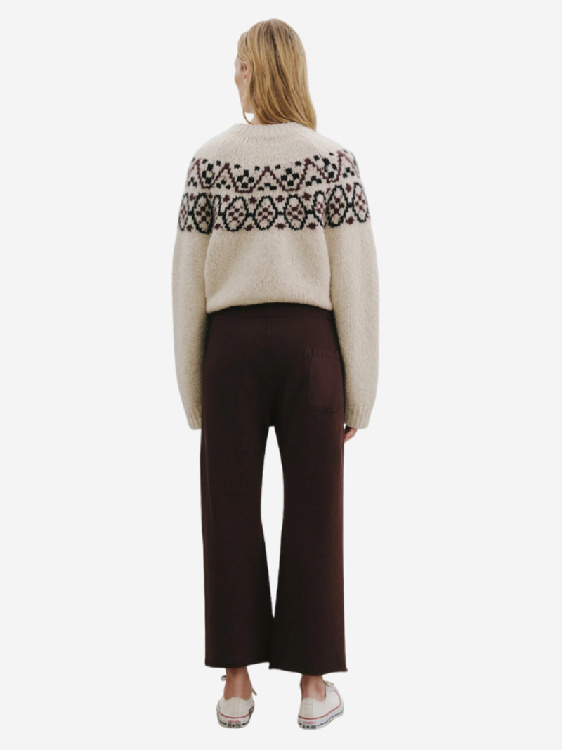 Nili Lotan Kiki Sweatpant - Espresso