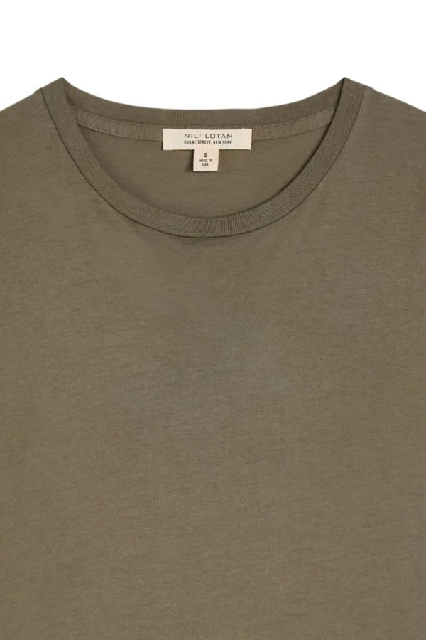Nili Lotan Lana Tee - Army Grey