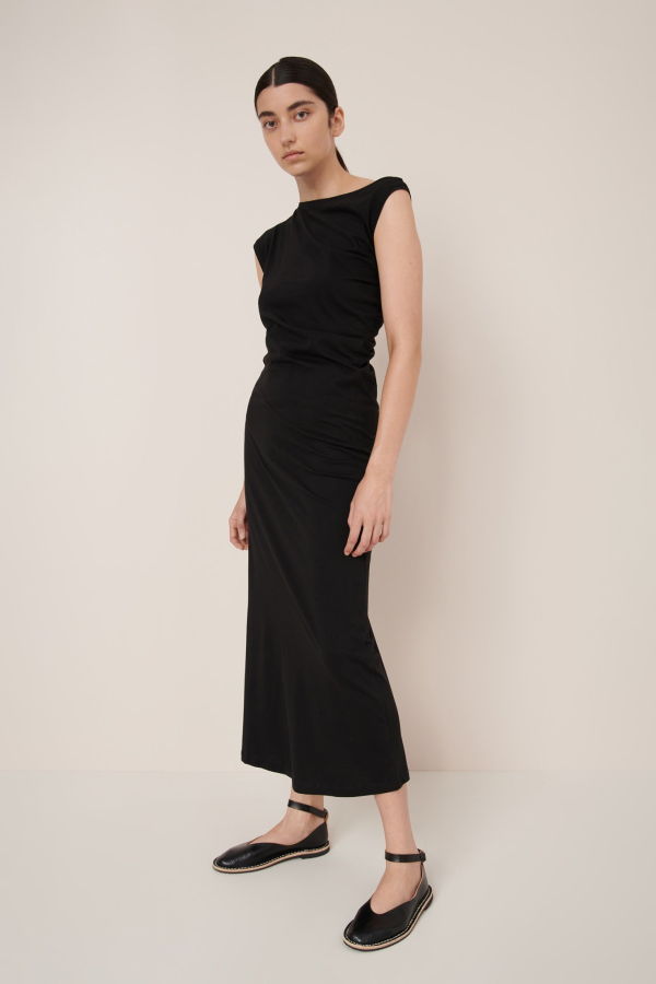 Kowtow Asymmetric Dress - Black