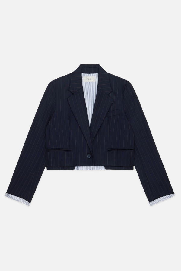 WE-AR4 The Cocktail Blazer - Navy Stripe