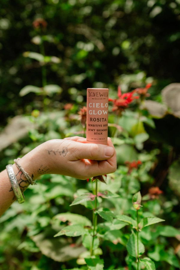 Lovewild Design Rosita Cielo Glow Sensitive Skin Moisturizing Shimmer Stick