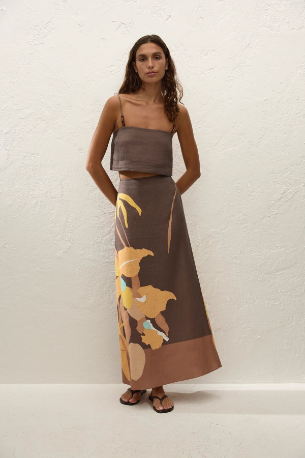 Faithfull The Brand Chianti Escondido Floral Top