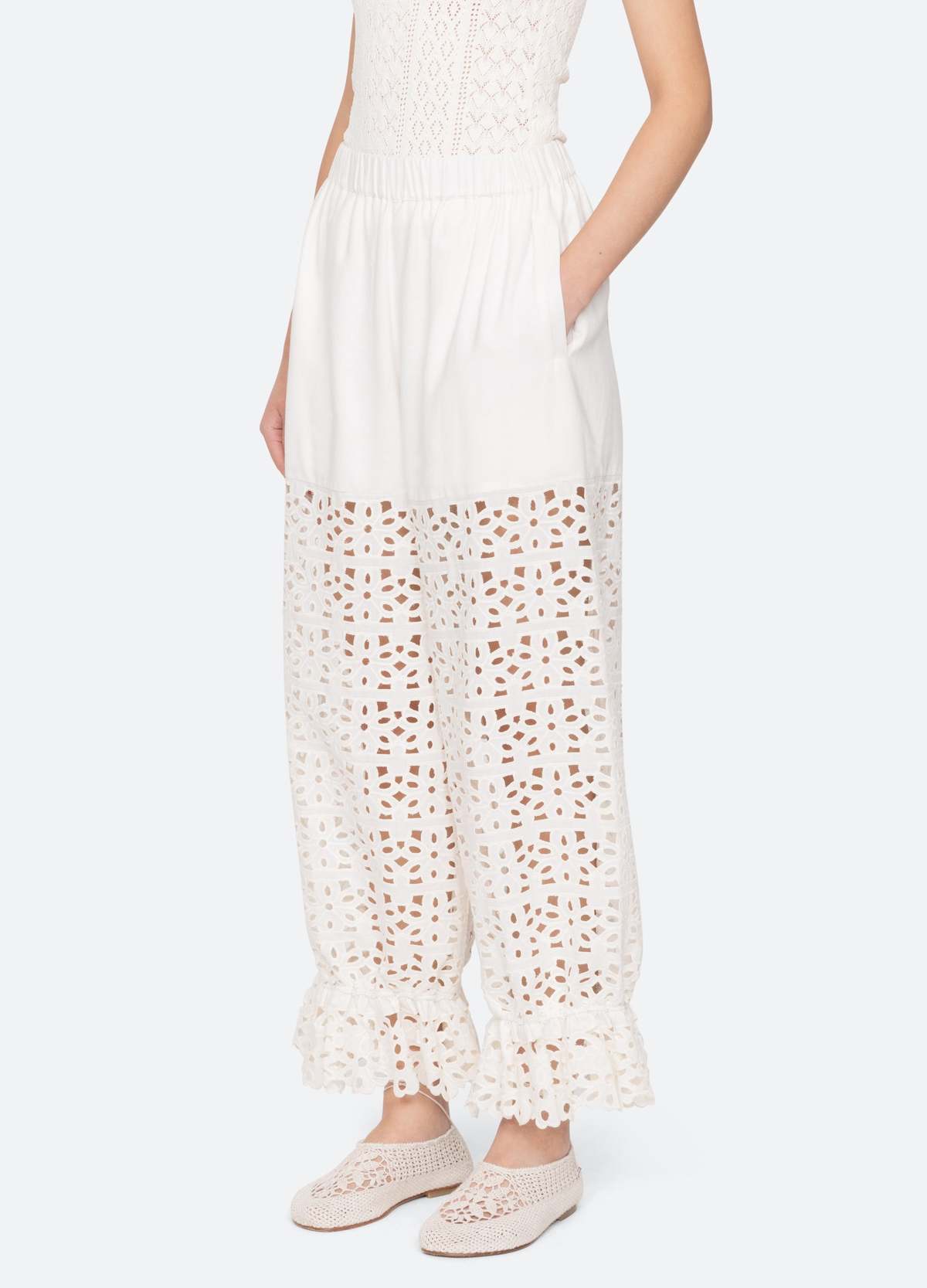 Sea NY Leila Pants - White - Image 5 of 6