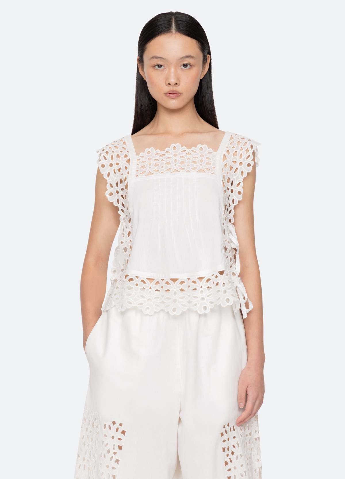 Sea NY Leila Top - White - Image 2 of 7