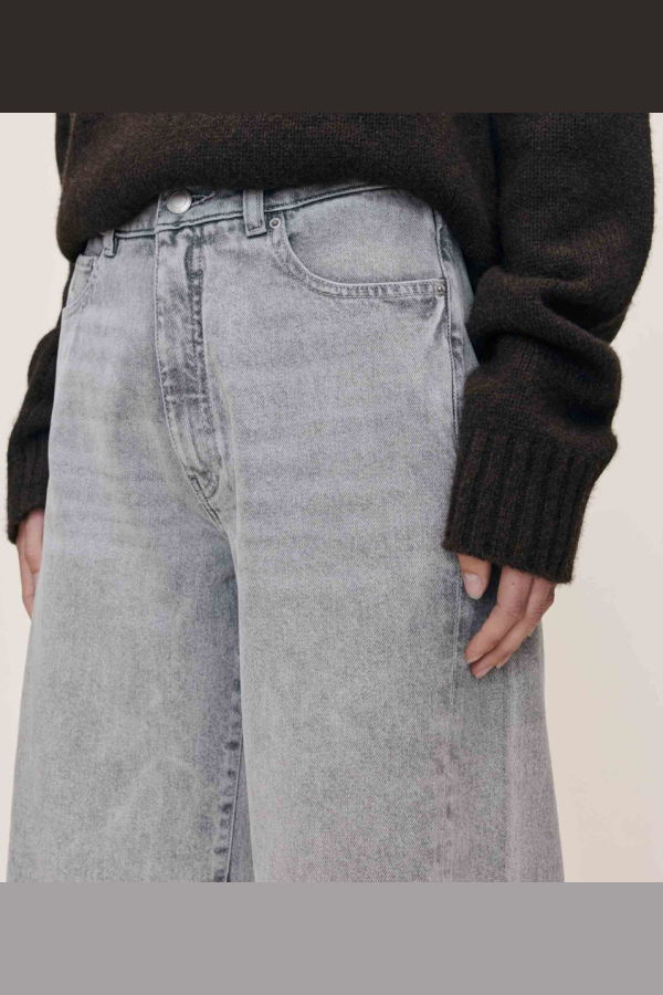 DL 1961 Miro Rigid Barrel Jeans - Storm Cloud